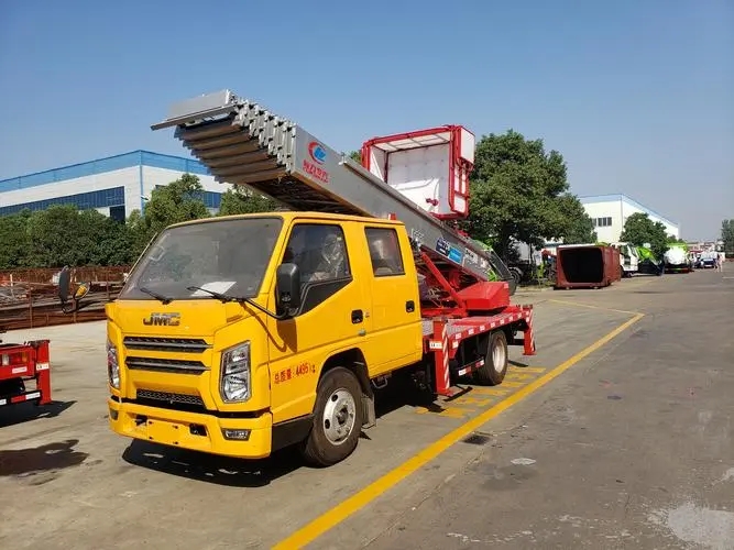 青州附近云梯车出租 砂石搬运